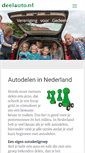 Mobile Screenshot of deelauto.nl